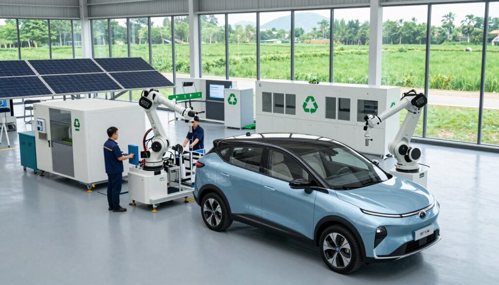 Green manufacturing processes for the Tata Sierra EV Green manufacturing processes for the Tata Sierra EV