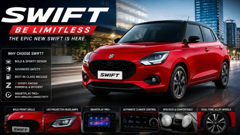 Maruti Suzuki Swift front looks