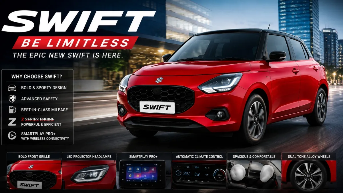 Maruti Suzuki Swift front looks