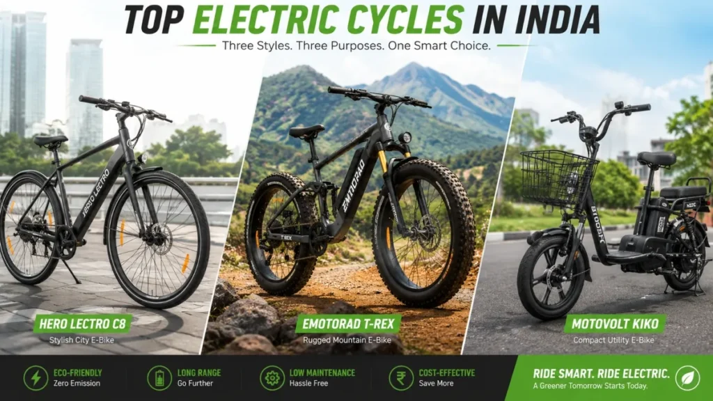 Top 3 Electric Cycles