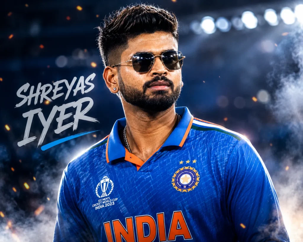 Shreyas Iyer as a potential new captain of India's T20 cricket team