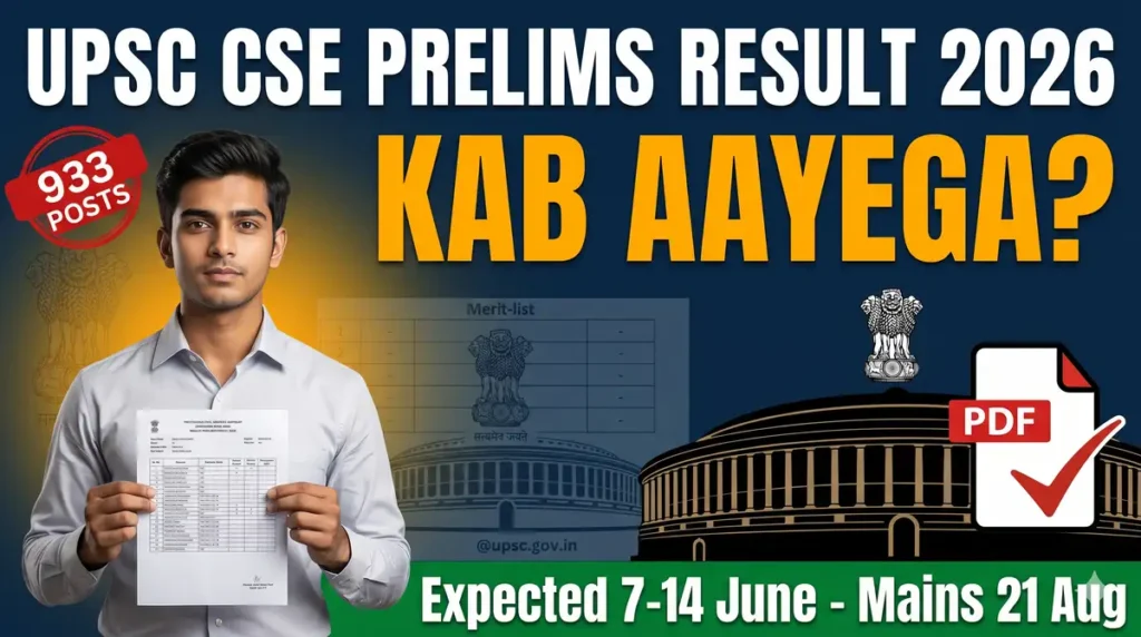UPSC Prelims Result 2026 Soon